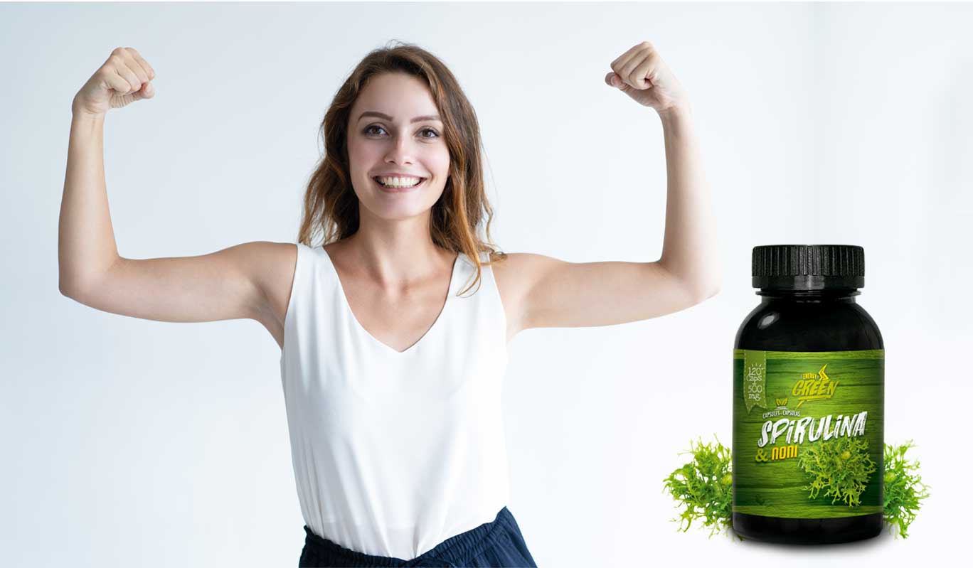 Espirulina en capsulas