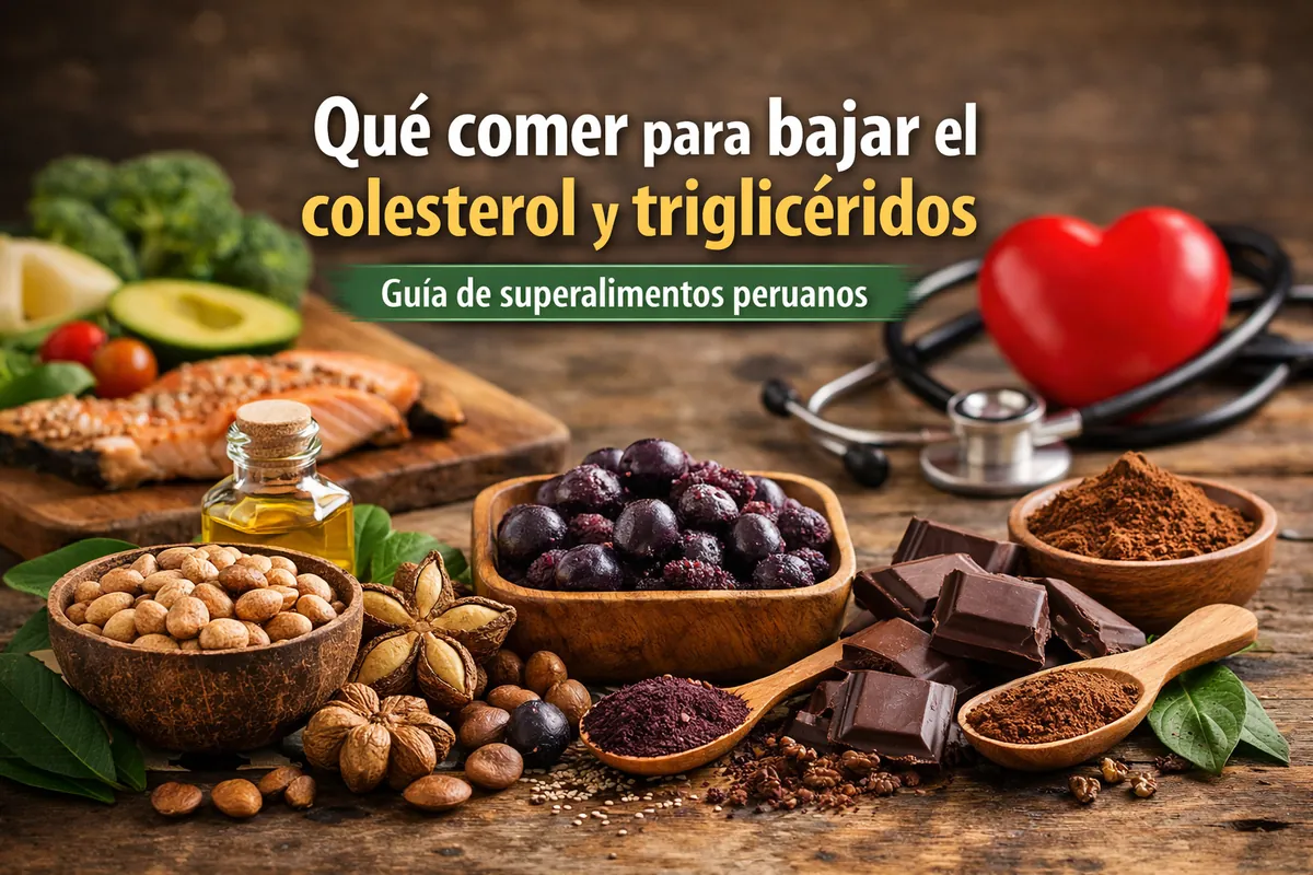 Superalimentos peruanos saludables para bajar el colesterol y triglicéridos